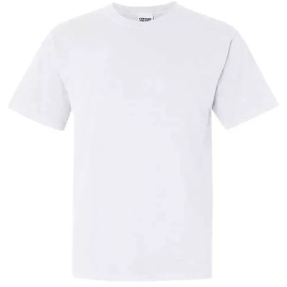 COMFORT COLORS T-SHIRT (1717) ADULT SIZE - WHITE - NEW